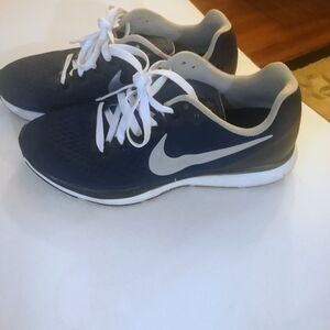 Nike Mens Blue and White Sneakers